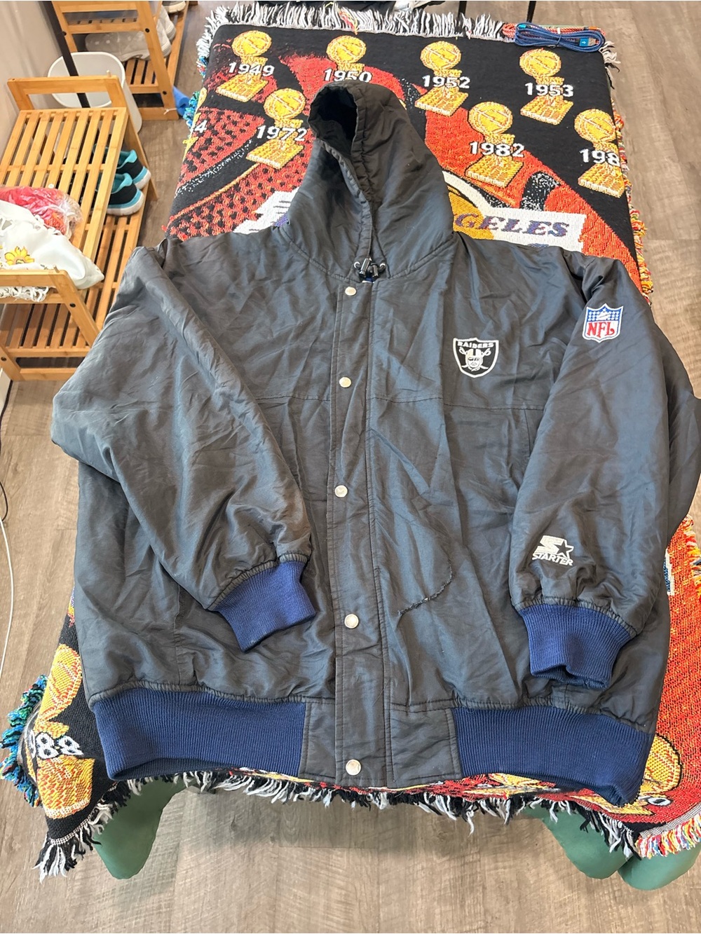 Vintage Los Angeles Raiders starter xl